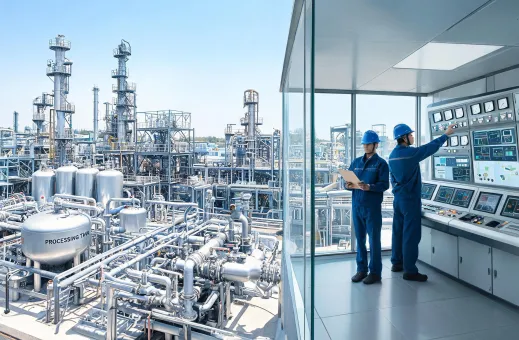 Energy processing plant equipment