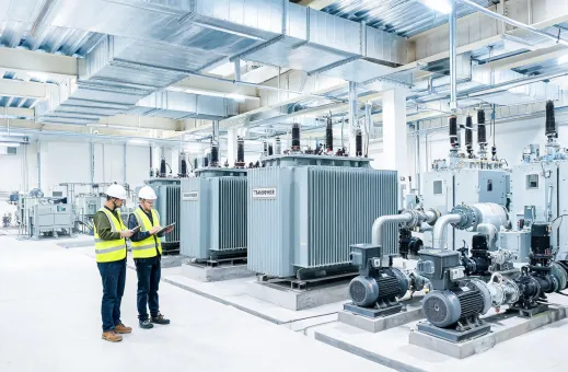 Power plant industrial support